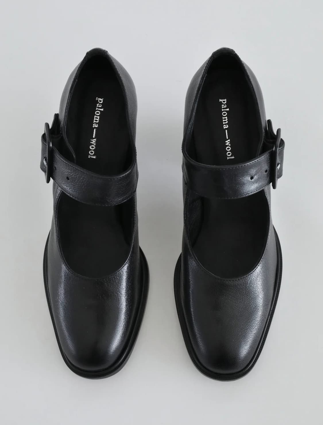 [36,37,38,39] 팔로마울 CARMEN 까르멘 메리제인 힐 블랙 상품이미지2