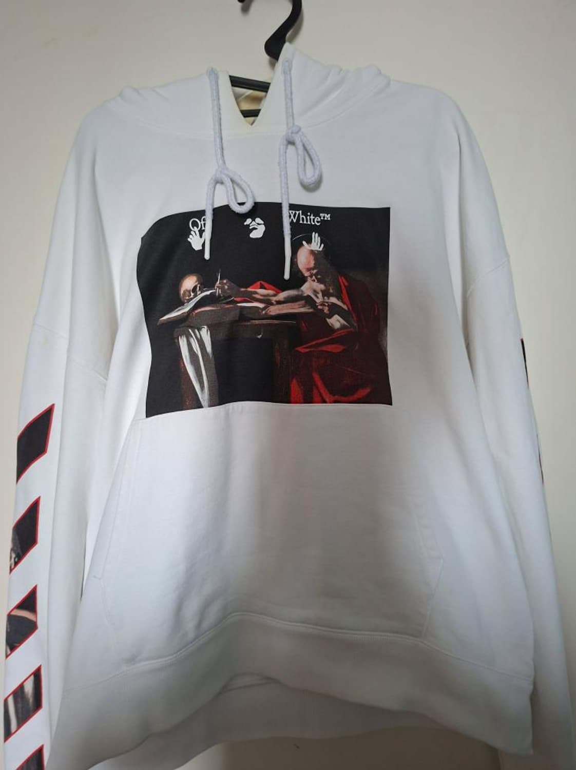 오프화이트 카라바조 후드티 상품이미지1