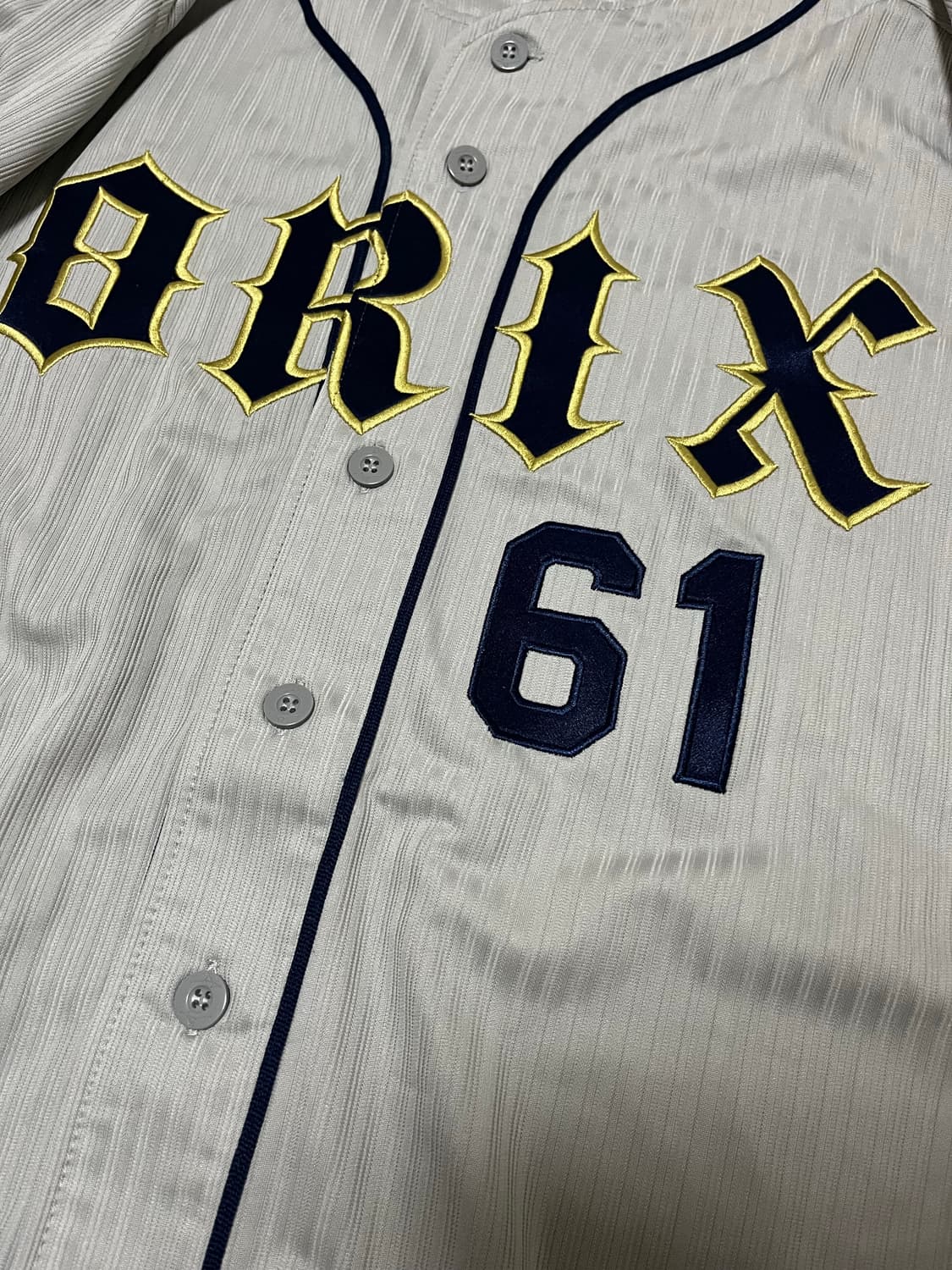 박찬호 오릭스 버팔로스 어웨이 그레이 미즈노 정품 유니폼 상품이미지3