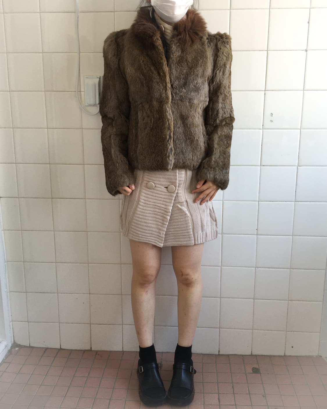 Fur mixed jacket 상품이미지1