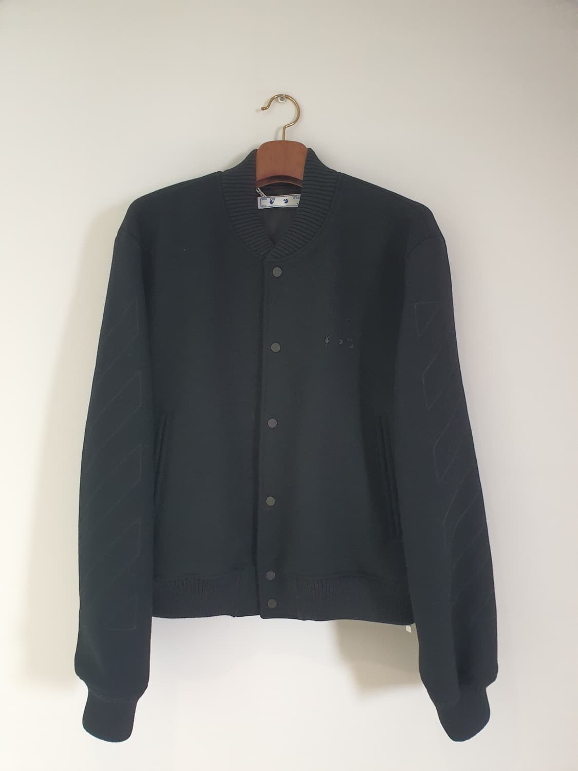 오프화이트 디아그 바시티 남성 봄버자켓 상품이미지1