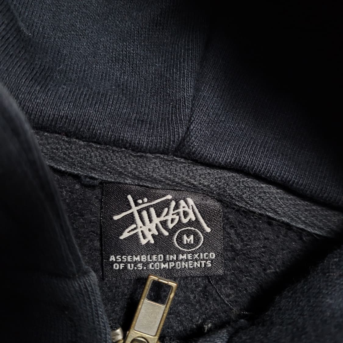 스투시 월드투어 빅로고 후드집업 M 상품이미지5