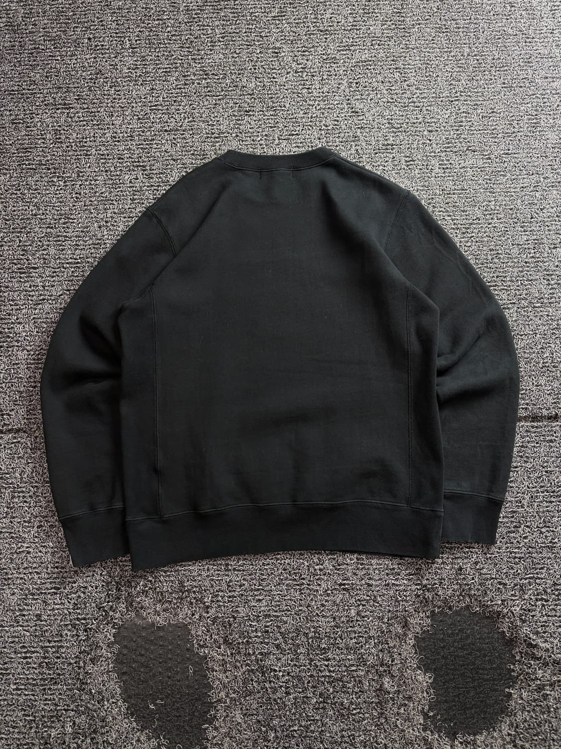 베이프 컬리지 크루넥 스웻 셔츠 블랙 3977 상품이미지5
