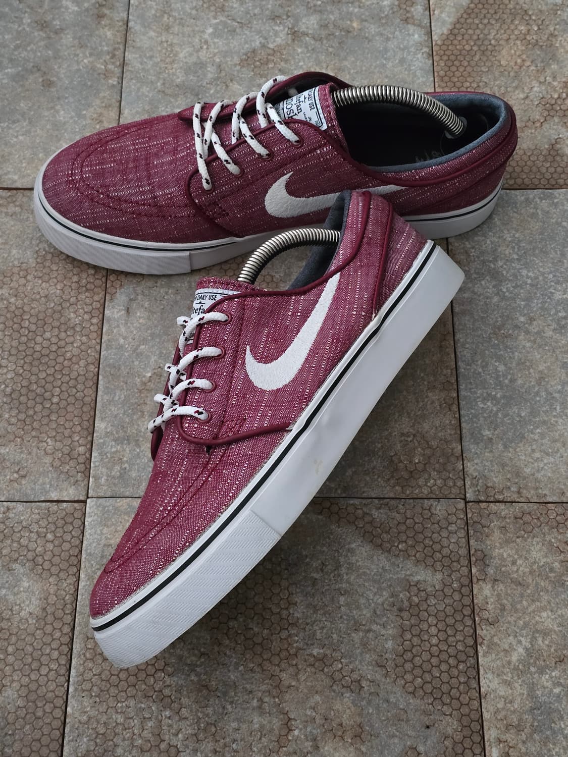 (255)나이키 sb 스테판 야노스키 캔버스 버건디  상품이미지3