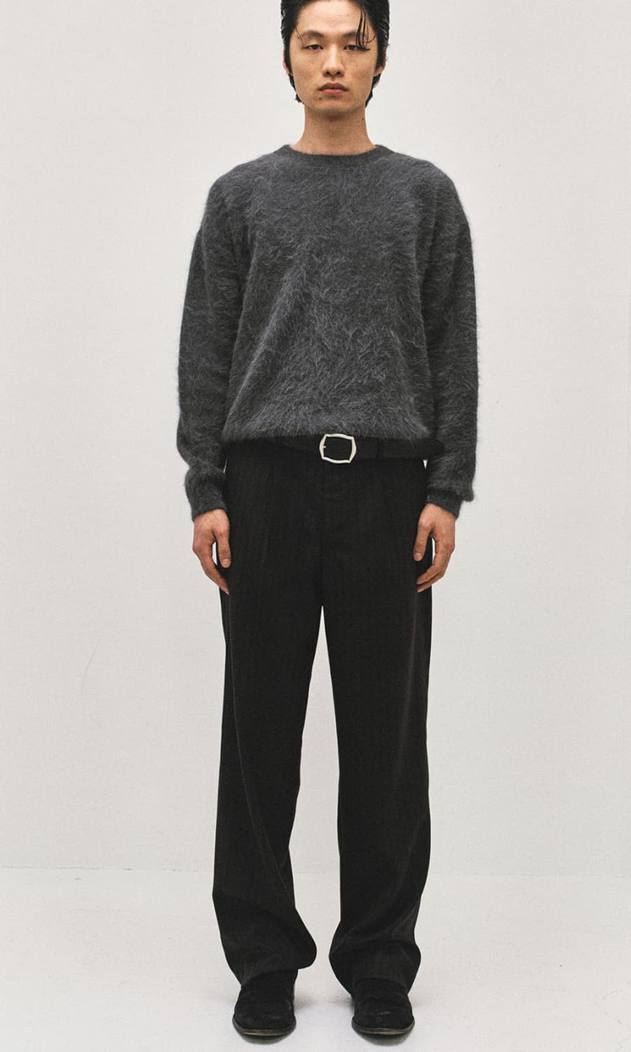 서피스에디션 스트라이프 캐시미어 블렌디드 트라우저 팬츠 상품이미지1