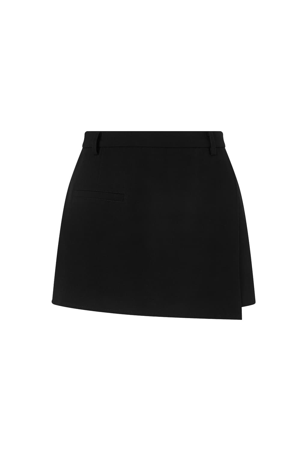 오르 ORR 로우라이즈 랩 큐롯 팬츠 블랙 XS 상품이미지1