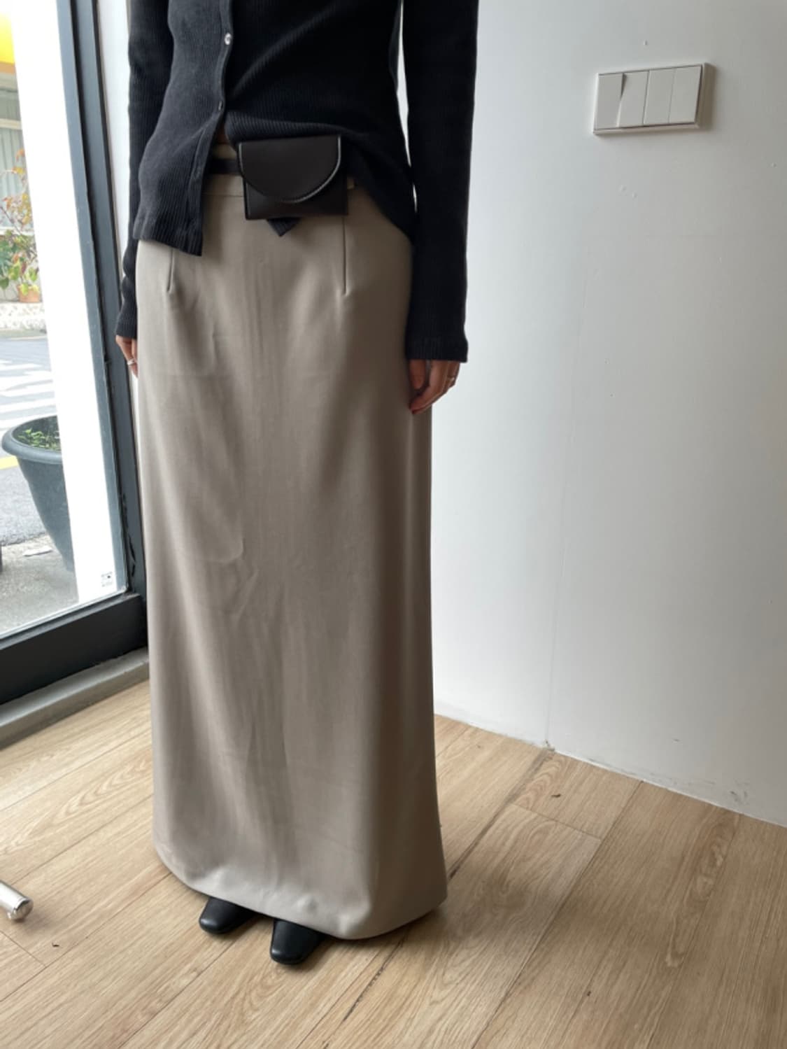 리스 lys 로우 라이즈 맥시 스커트 상품이미지5