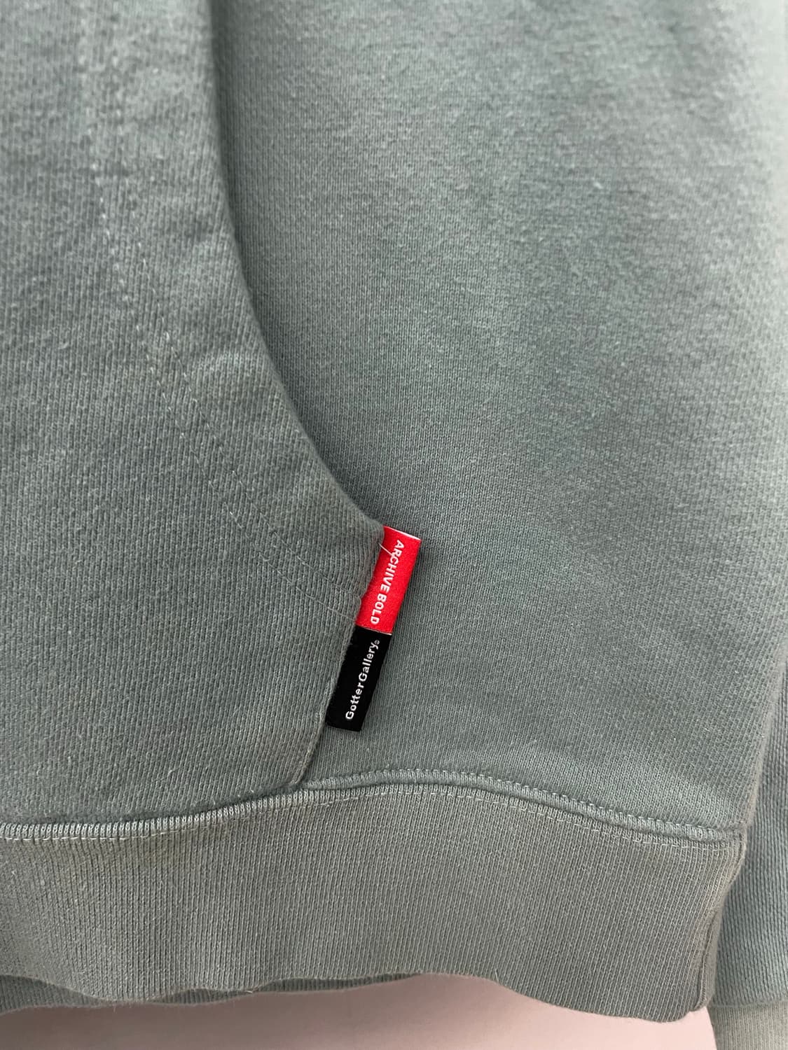 아카이브 볼드 x 가터 갤러리 SAY NO 후드티 H1741 상품이미지6