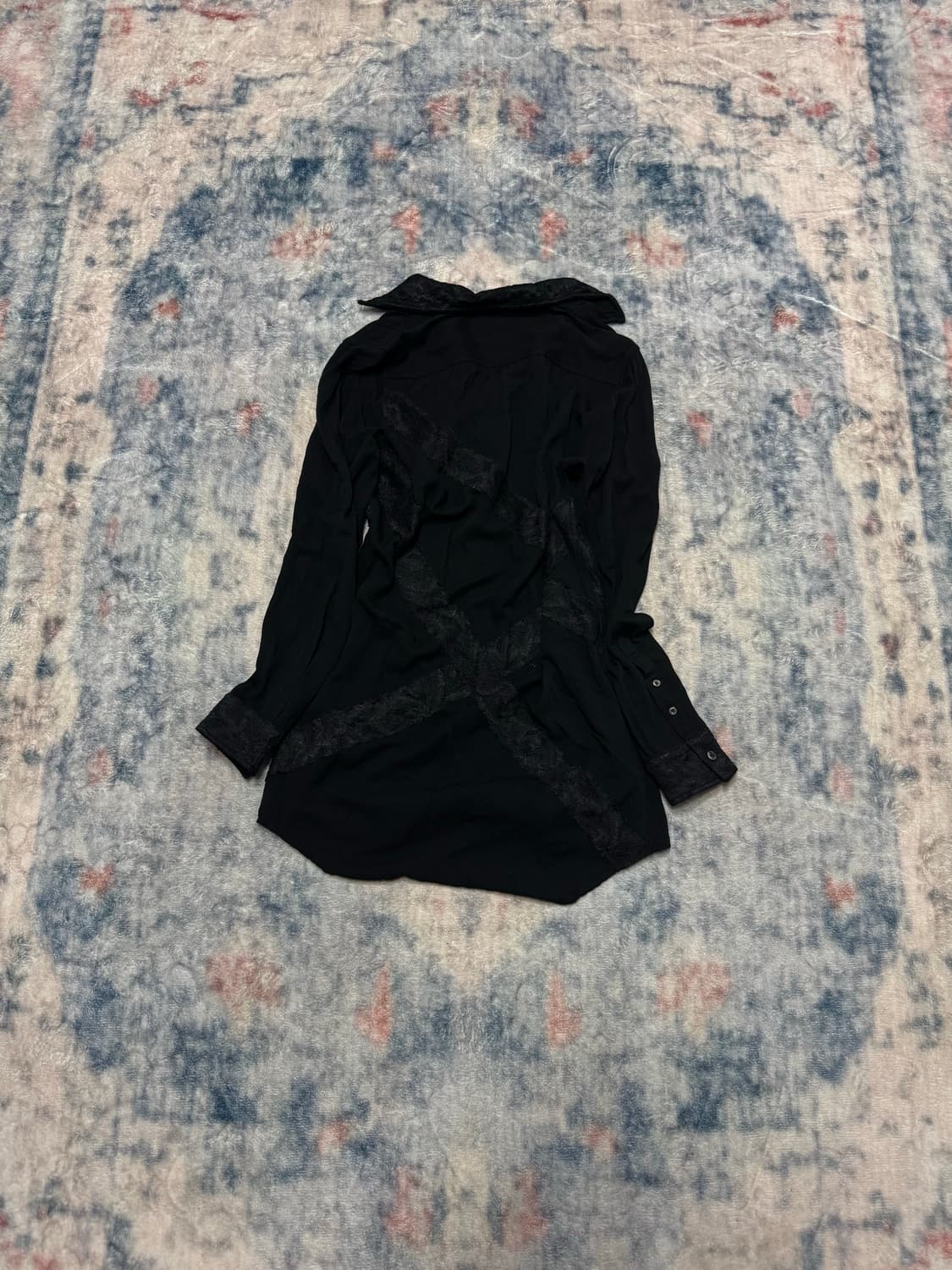 Civarize frill bondage rayon shirts 상품이미지7