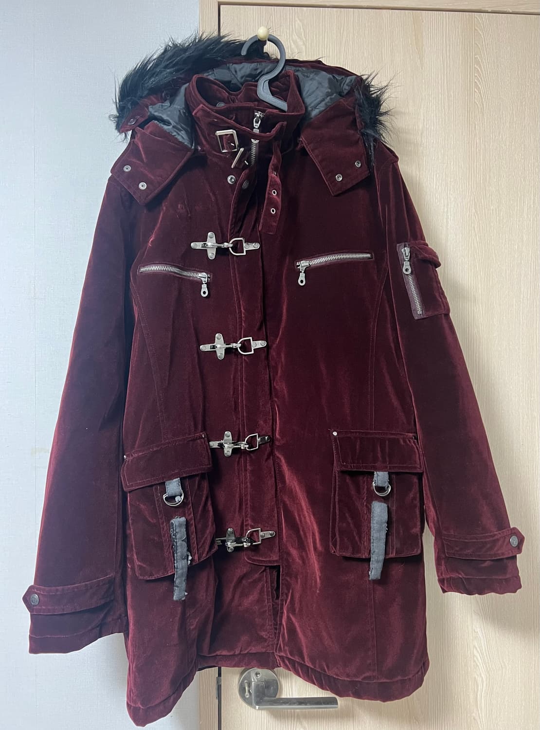 spinach 퍼후드자켓 y2k패딩점퍼펑크 in the attic 상품이미지2