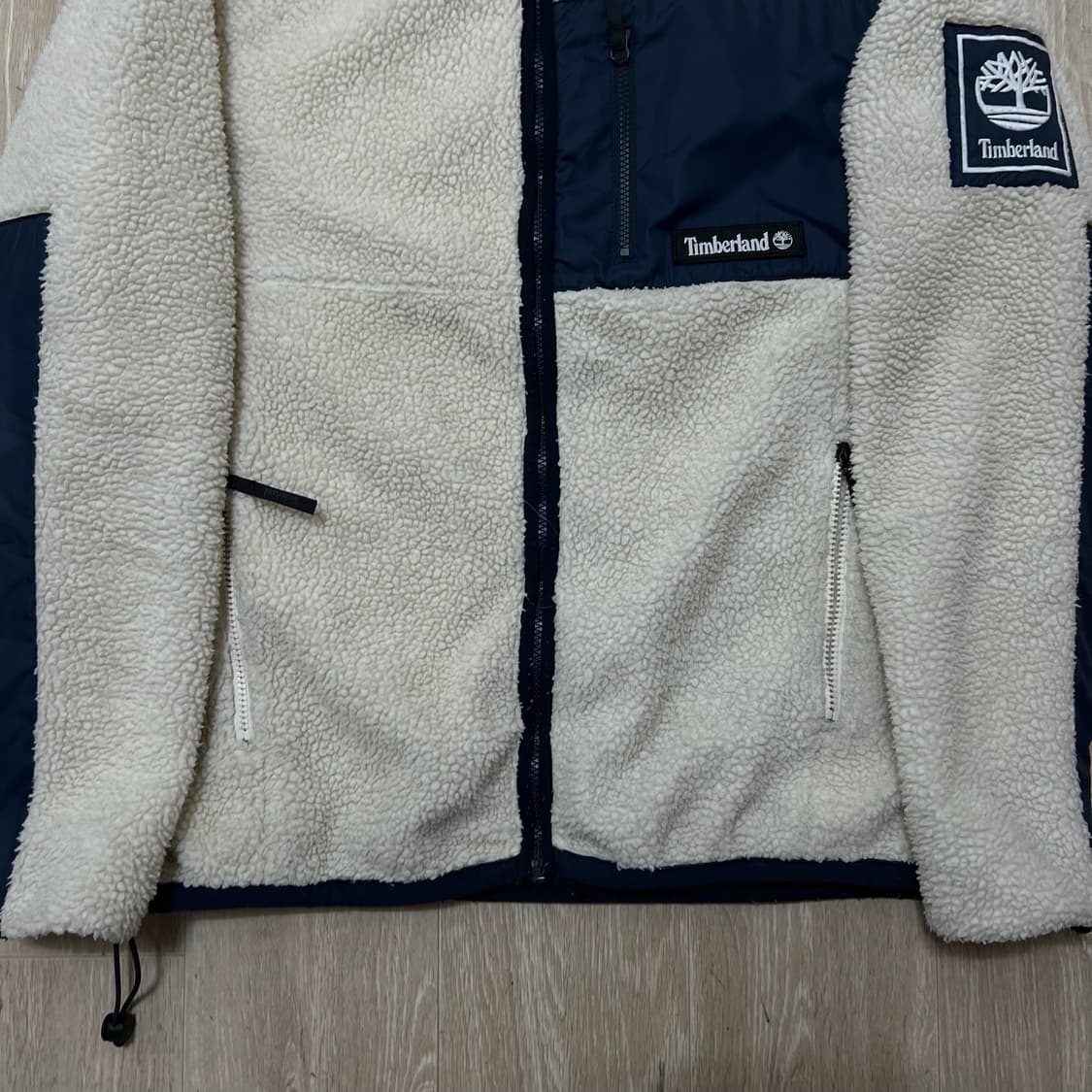 팀버랜드 남성 로고 양털 뽀글이 후리스 자켓 L/100  상품이미지4