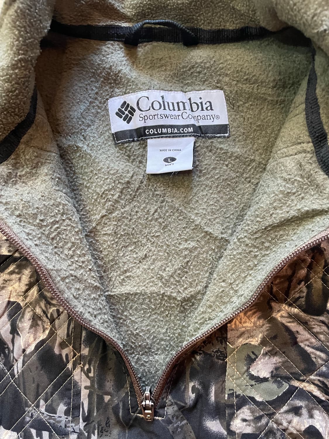 Columbia 리얼트리카모 반집업 플리스 L 상품이미지5