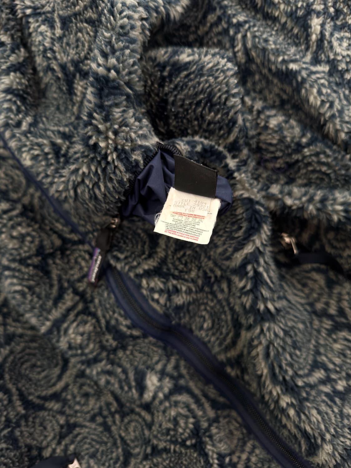 98's 파타고니아 글리세이드 리버서블 후리스 made in usa 상품이미지8