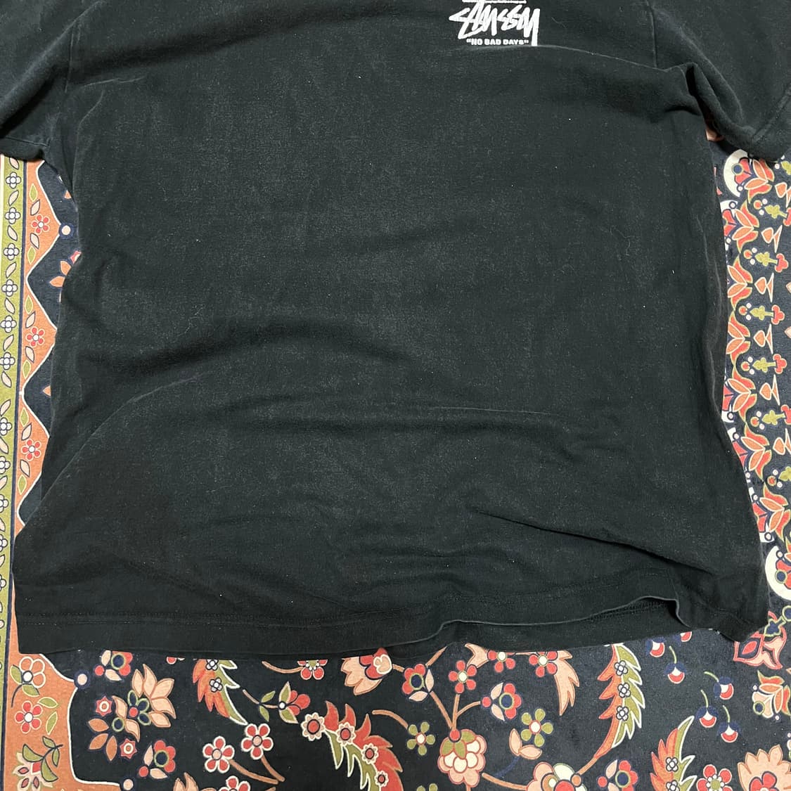 스투시 카네이션 빅로고 반팔티 L/100 상품이미지5