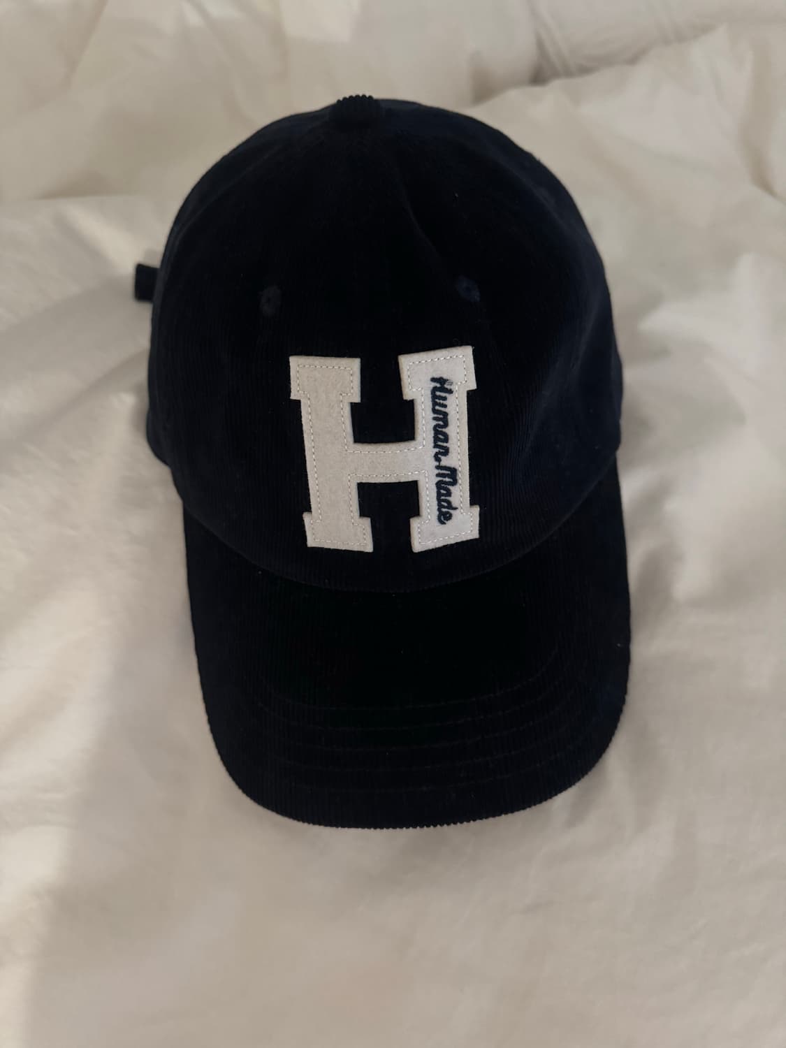 휴먼메이드 6패널 코듀로이 볼캡 네이비 상품이미지1