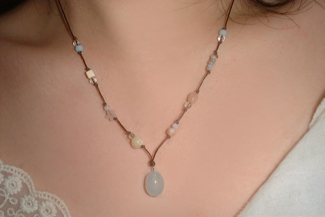 Dongle blue star necklace 비즈 목걸이 상품이미지2