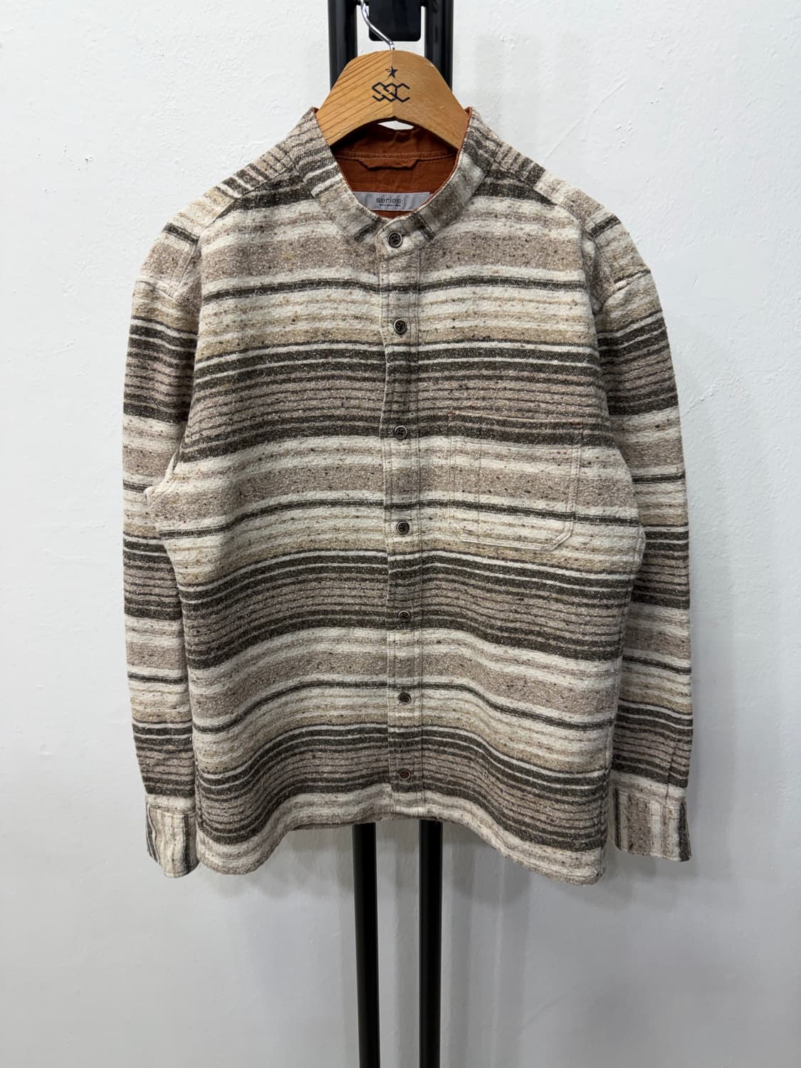 정품) 시리즈 스트라이프 셔츠 자켓 95 상품이미지1