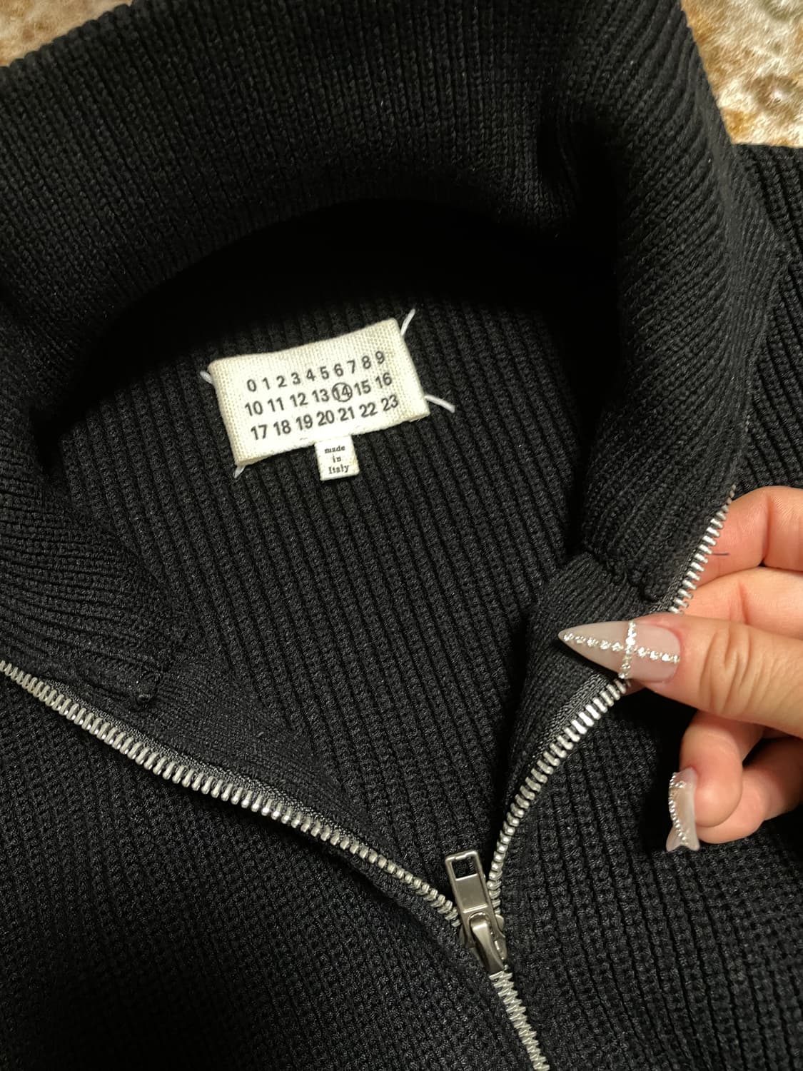 마르지엘라 2-way 니트집업 상품이미지2