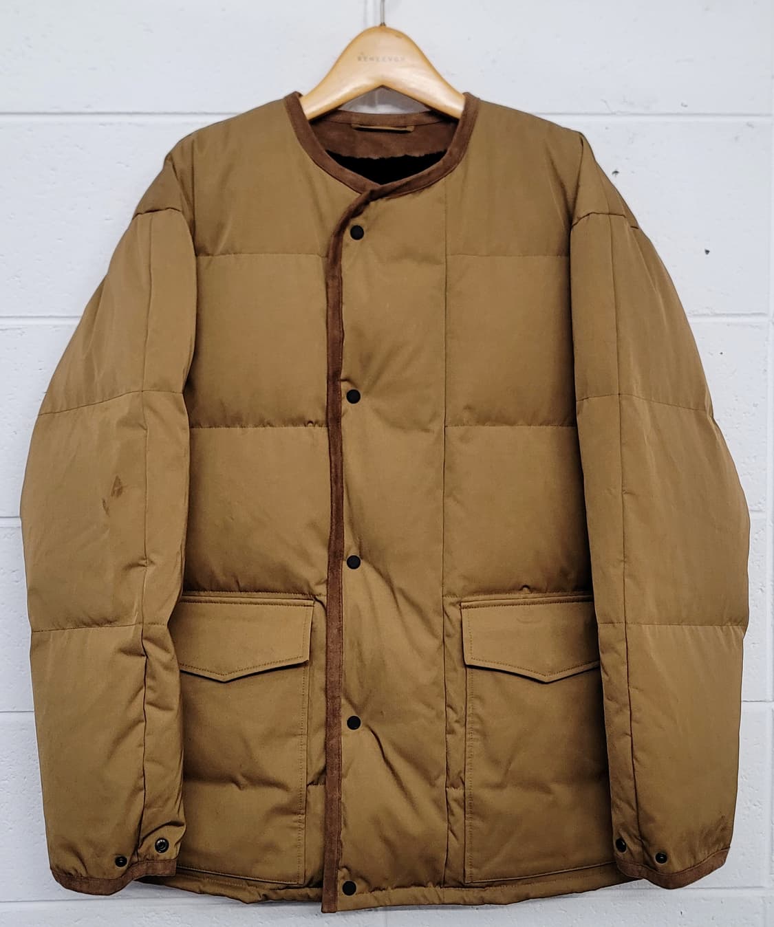 SIEG(지이크) 빅포켓 카멜 라운드 덕다운(오리털) 패딩자켓(점퍼) 상품이미지1