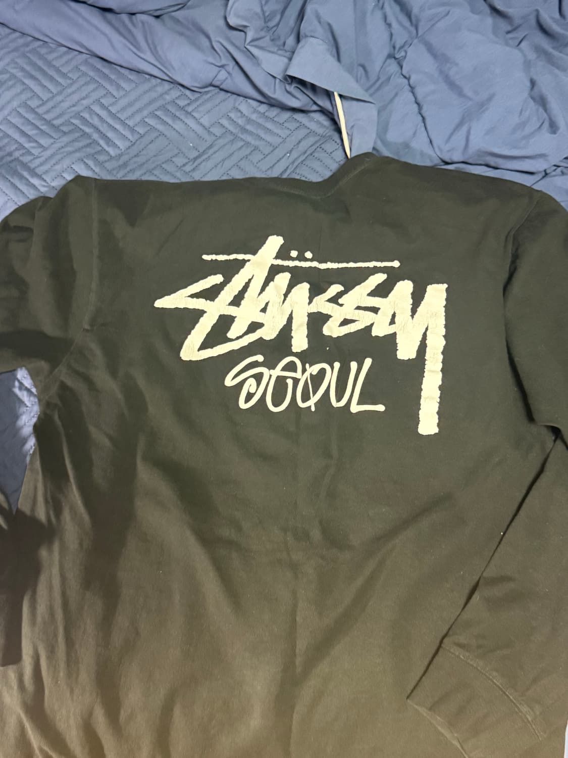 스투시 서울 롱슬리브 블랙 L 상품이미지2