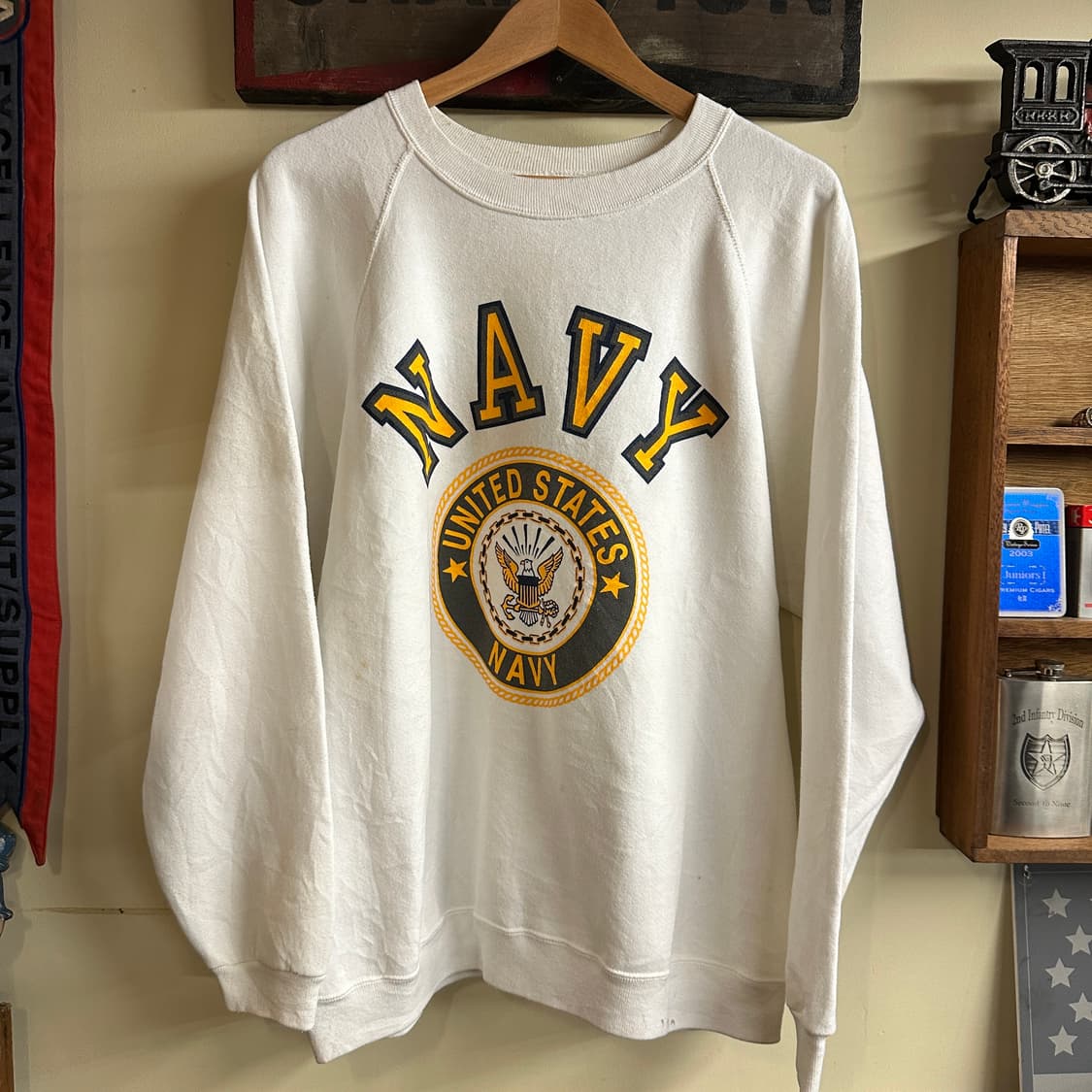 미군 soffe navy 맨투맨 XL 상품이미지2
