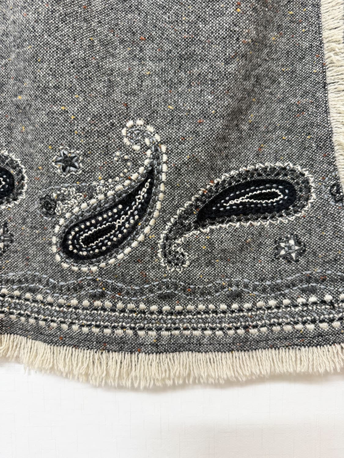 dedanae 페이즐리 자수 스커트 상품이미지3