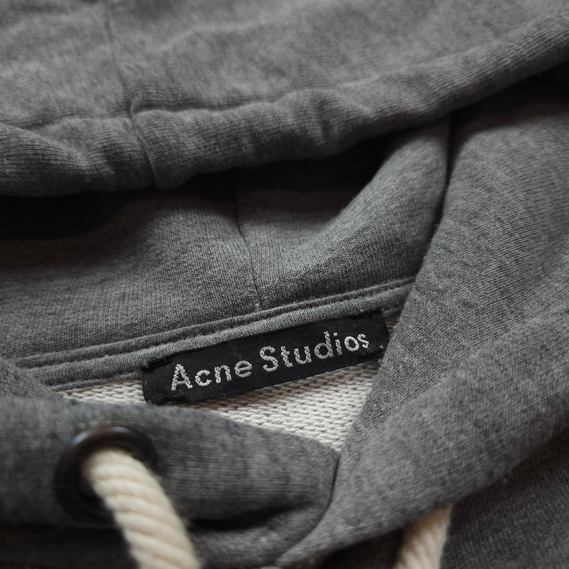 아크네스튜디오 페이스 로고 박시핏 스웻 후드 티셔츠 (XXL) 상품이미지5