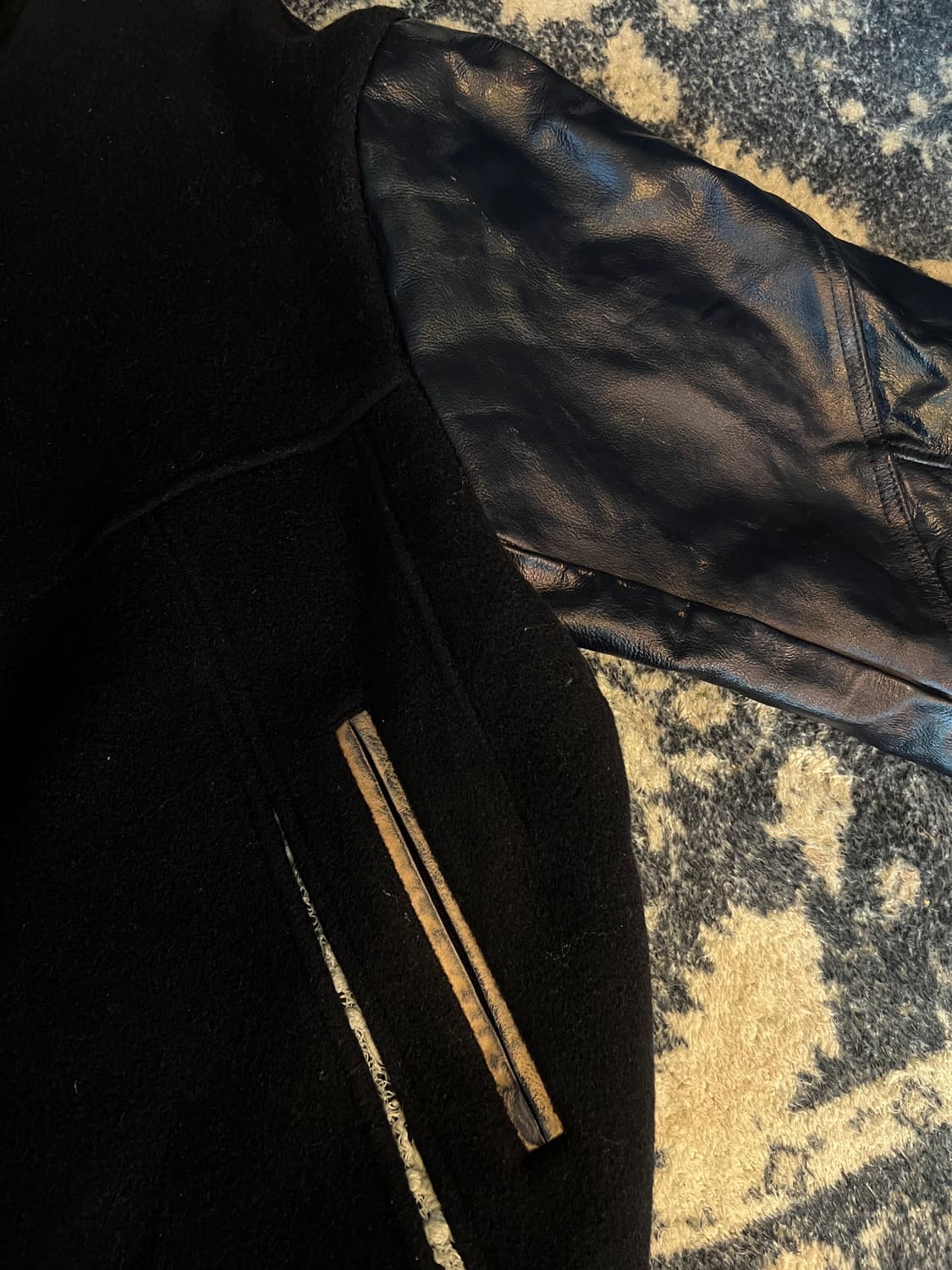 [L] xlim 바시티 자켓 네이비 상품이미지7