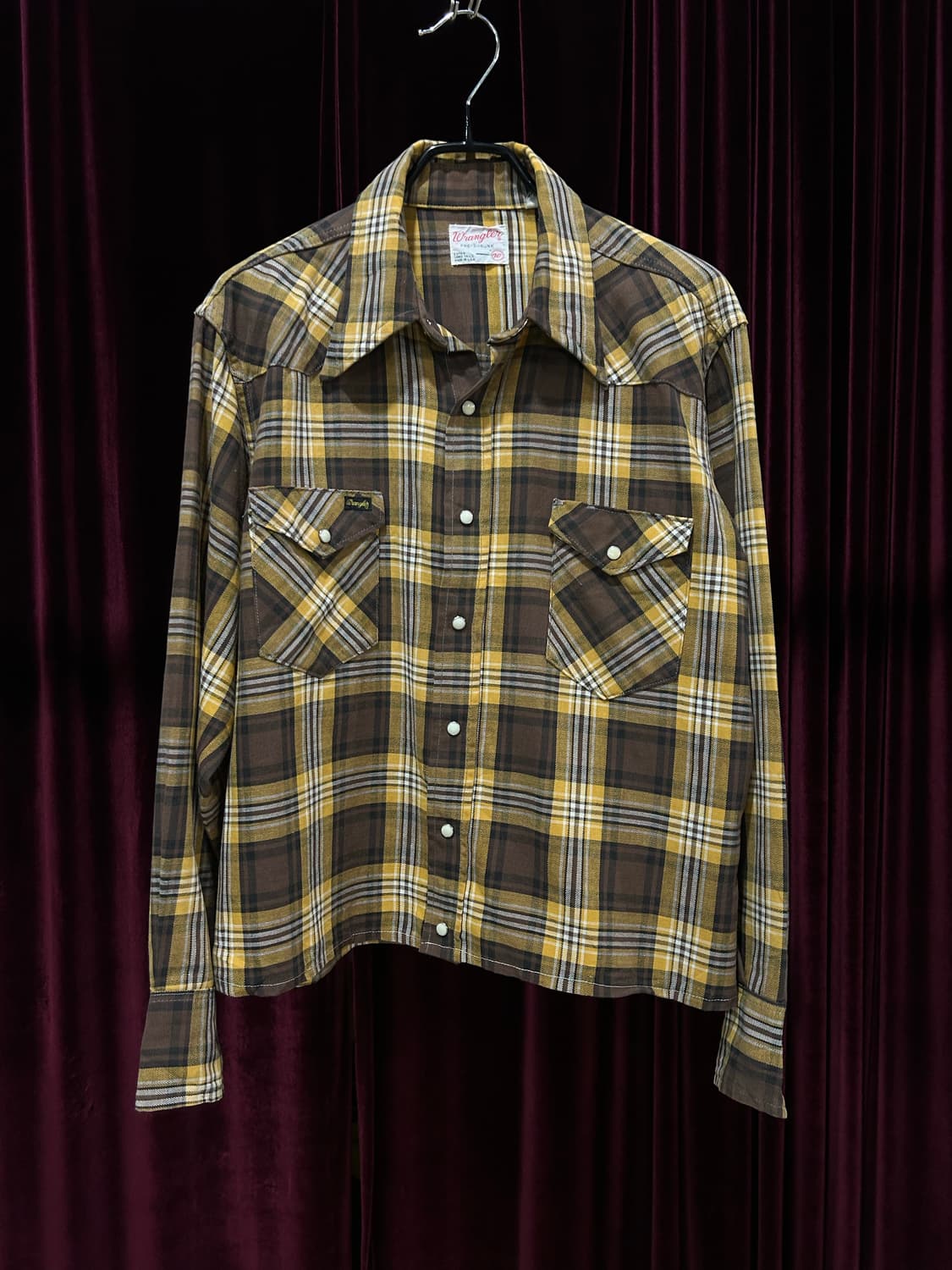 Vintage Wrangler Western check shirt  상품이미지1