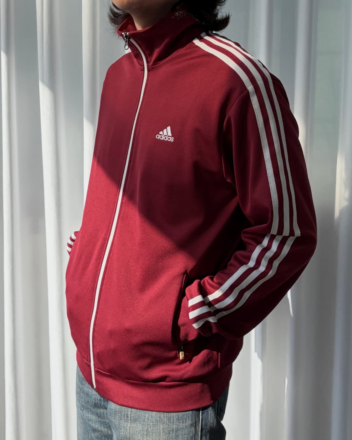 [XL]아디다스 대장 버건디 클래식 트랙탑 져지 상품이미지1