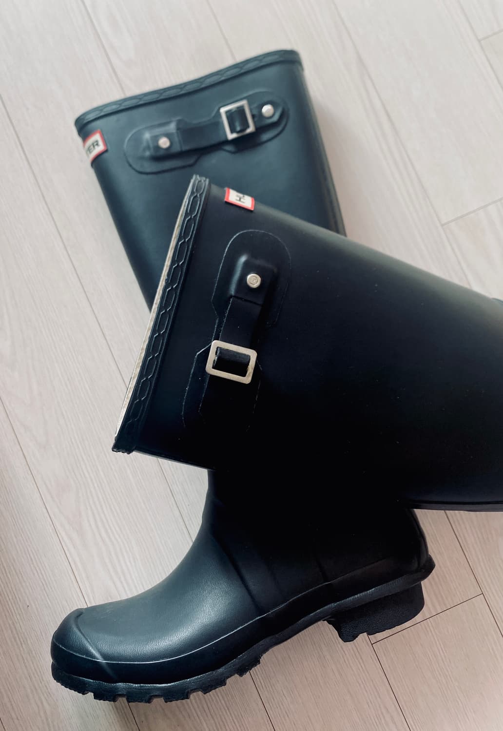 HUNTER 오리지널 롱 톨 레인 부츠 남성용 270mm 상품이미지7