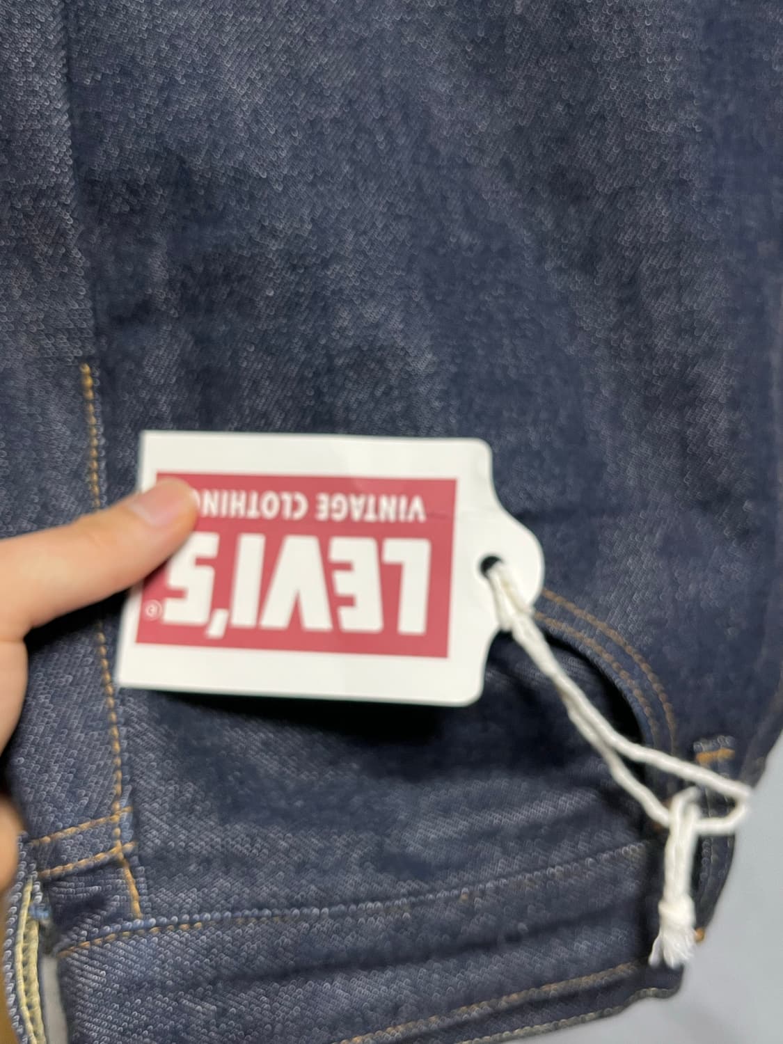 LVC 55501 생지 리지드 데님 34x34 상품이미지2