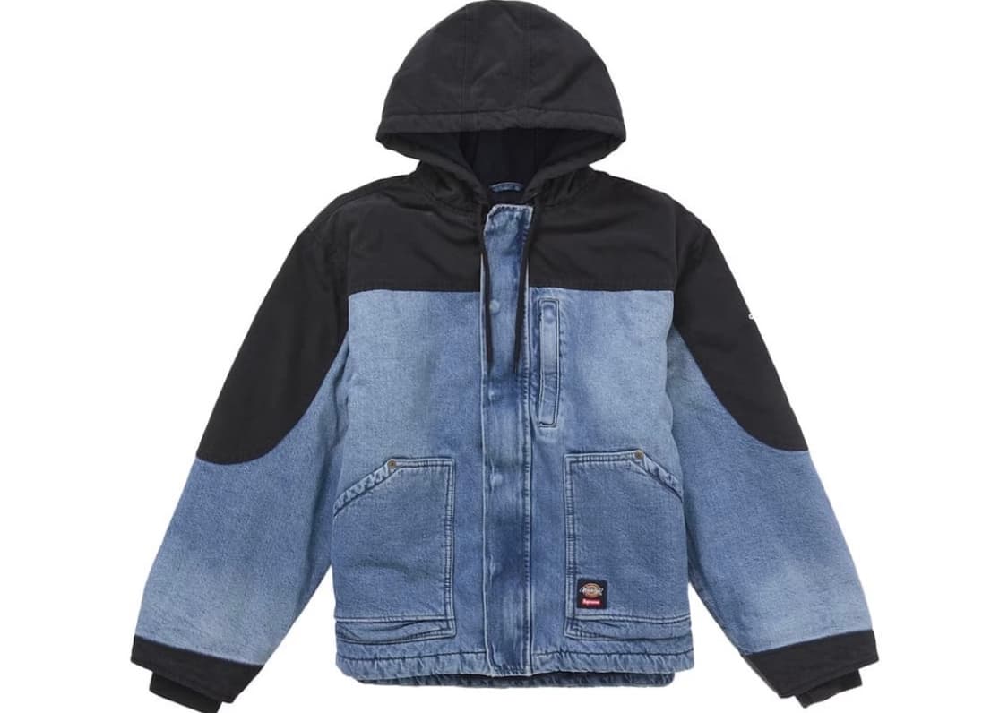 [XL] 슈프림 x 디키즈 코듀라 후드 워크자켓 데님 상품이미지1