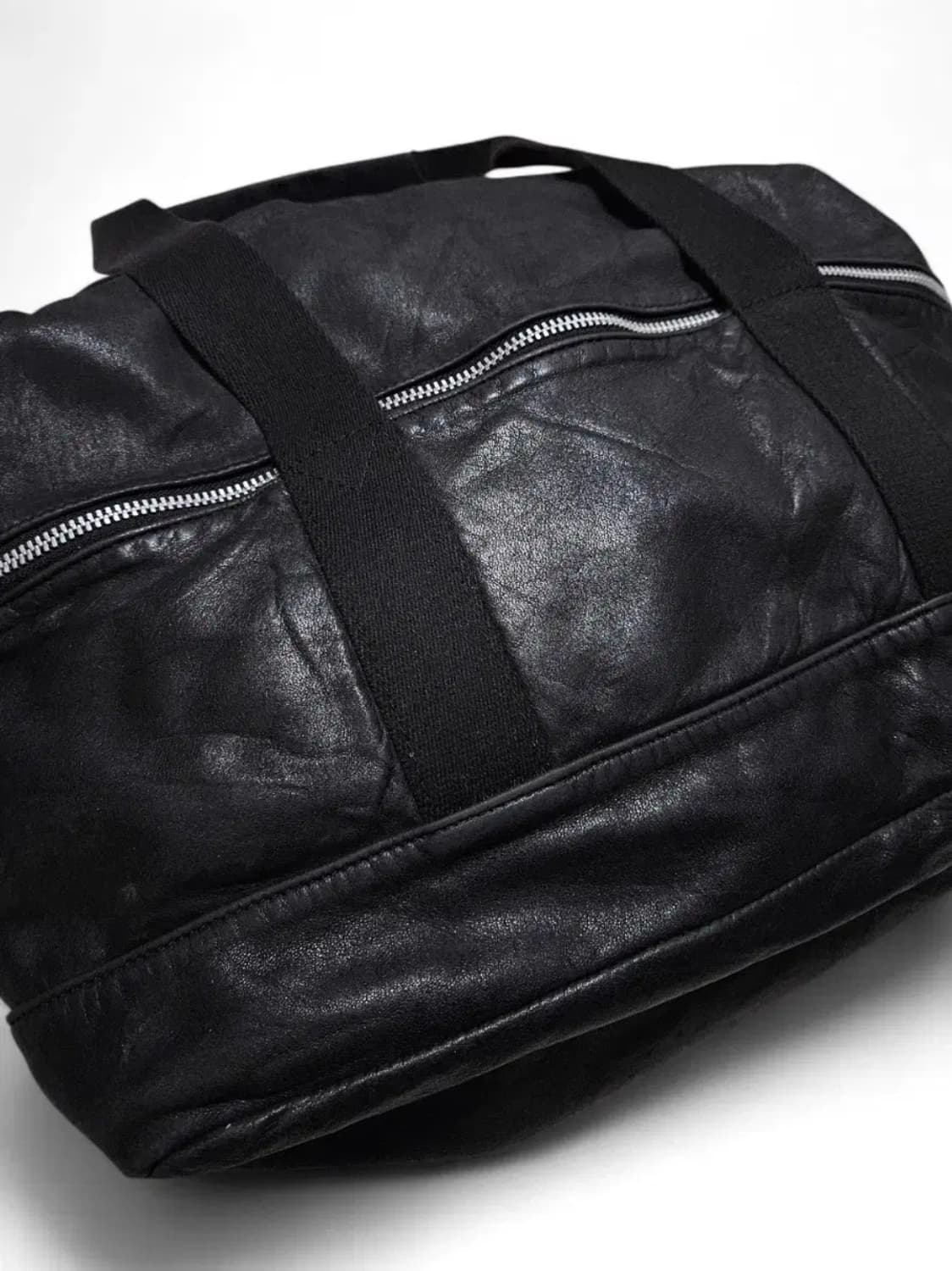 요지 야마모토 소가죽 투웨이 보스톤백 상품이미지5