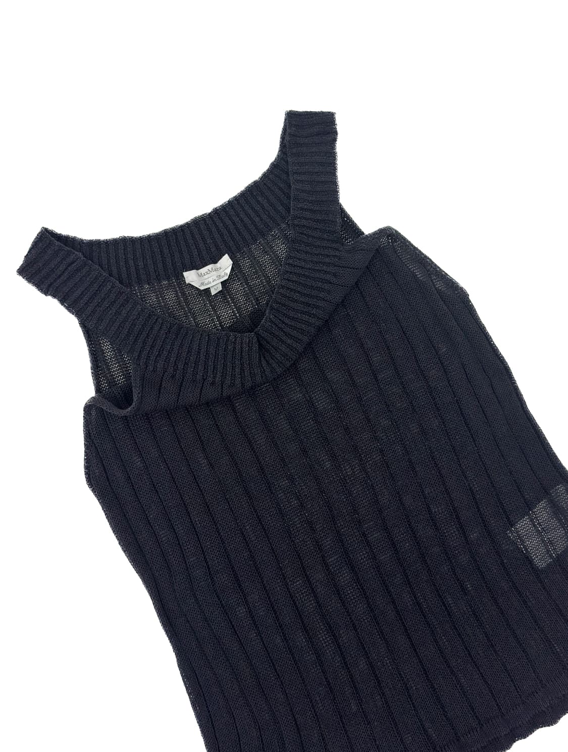 MaxMara Ribbed Knit Sleeveless Top/ M 상품이미지4