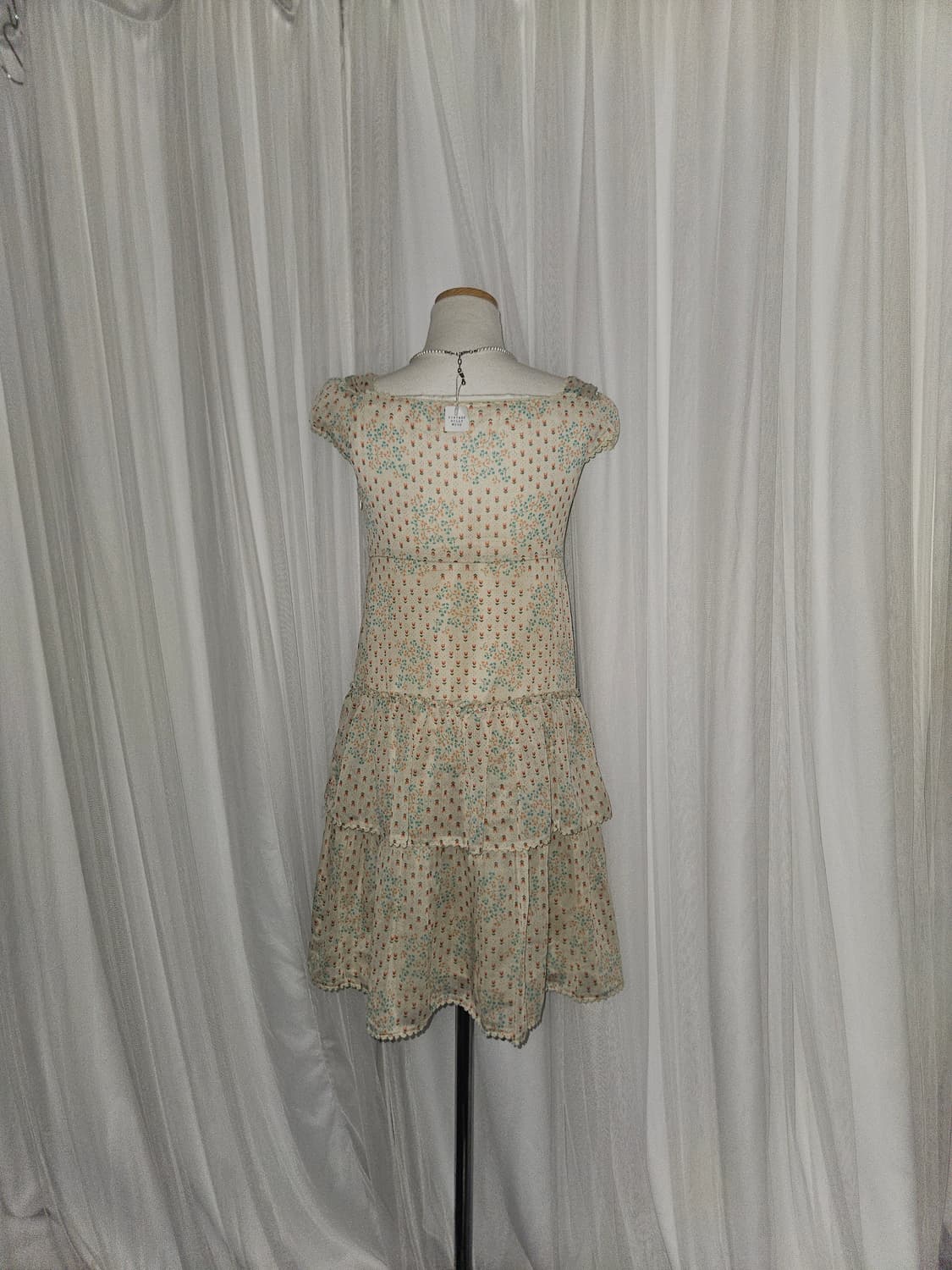 olive des olive 빈티지🌷 튤립 가든 리본 퍼프 드레스 상품이미지4