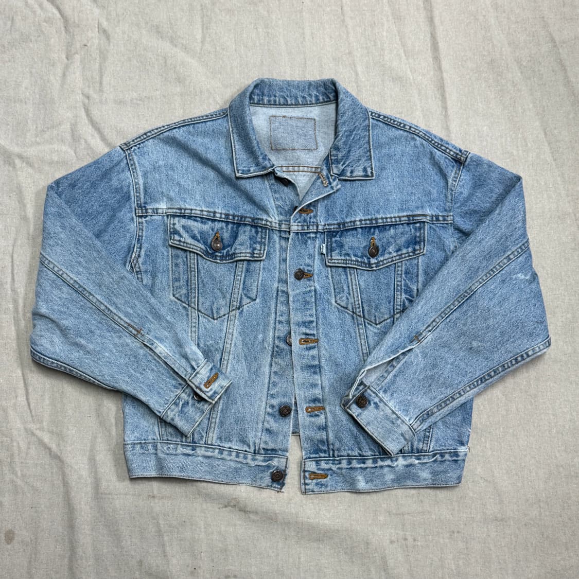 리바이스 90s usa 빈티지 화이트탭 크롭 데님자켓 100 상품이미지2