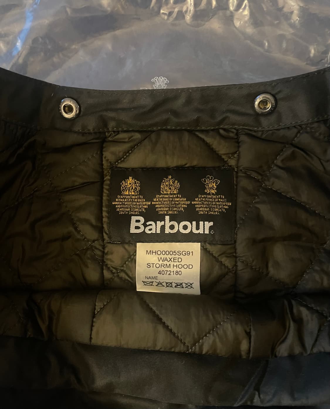 [새상품] 바버 왁스 후드(비데일, 뷰포트, 보더), 모자 상품이미지4