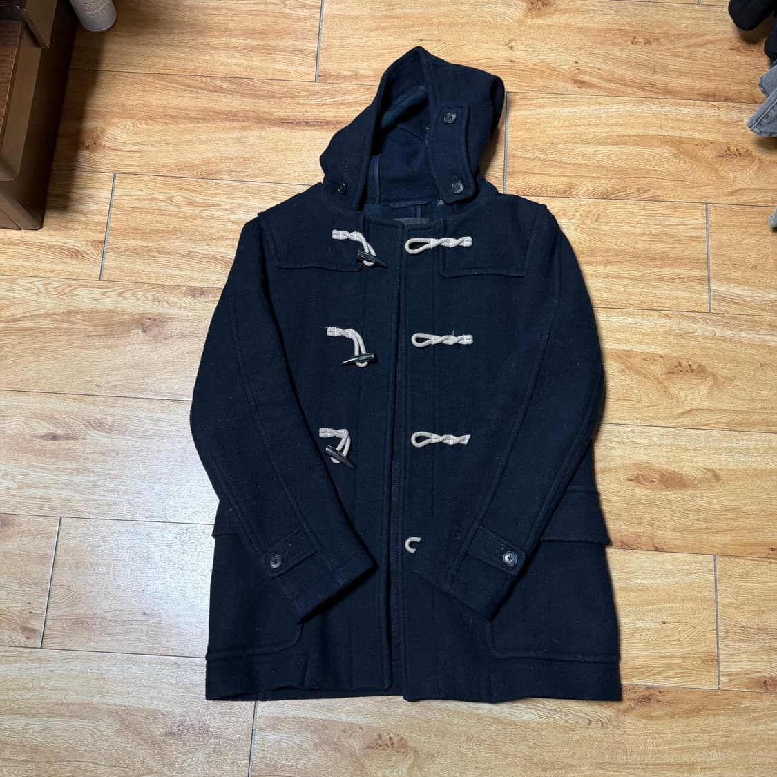 유니클로 네이비 떡볶이 코트 상품이미지3