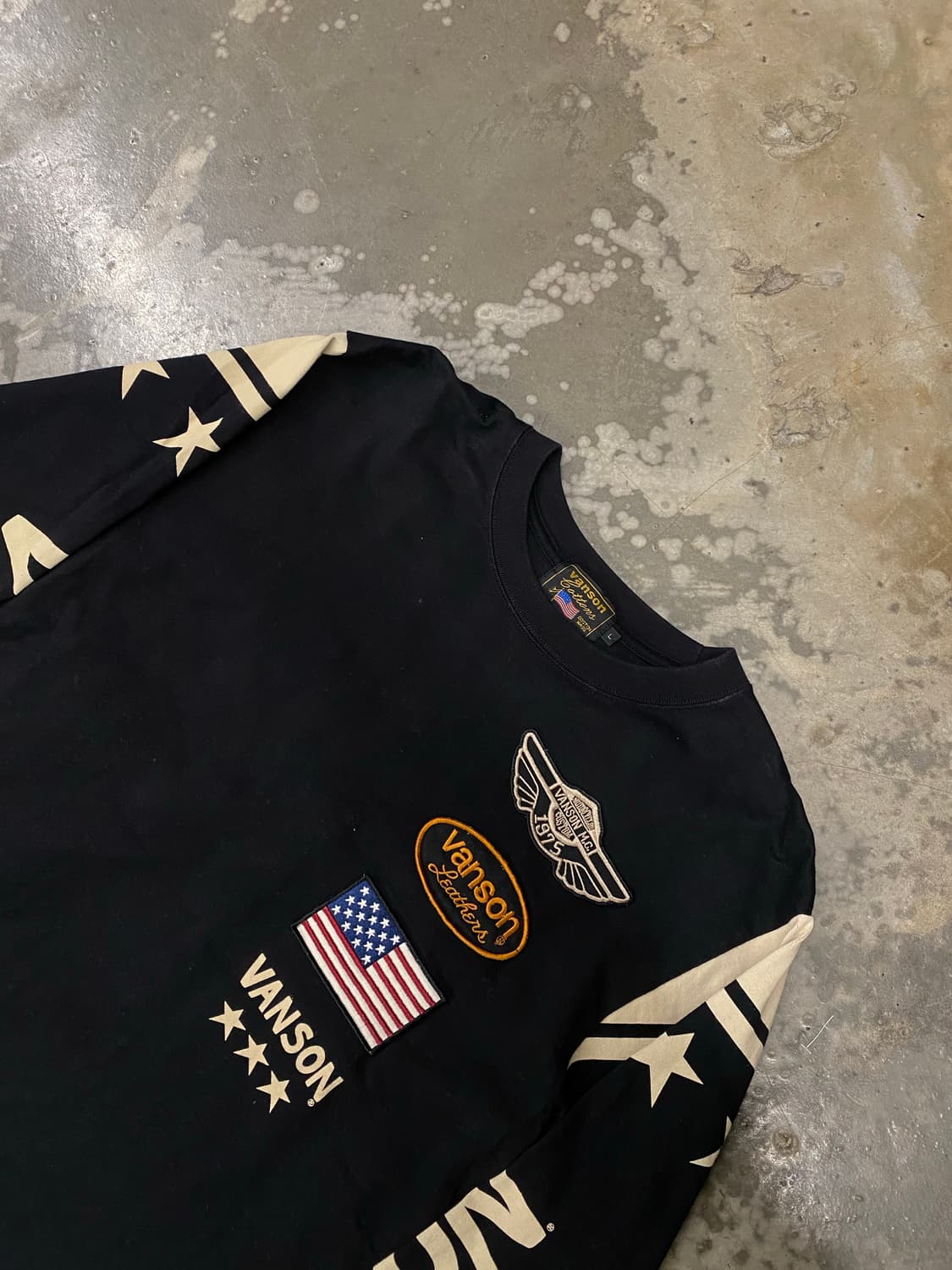 밴슨 원스타 롱슬리브 블랙 L 상품이미지3