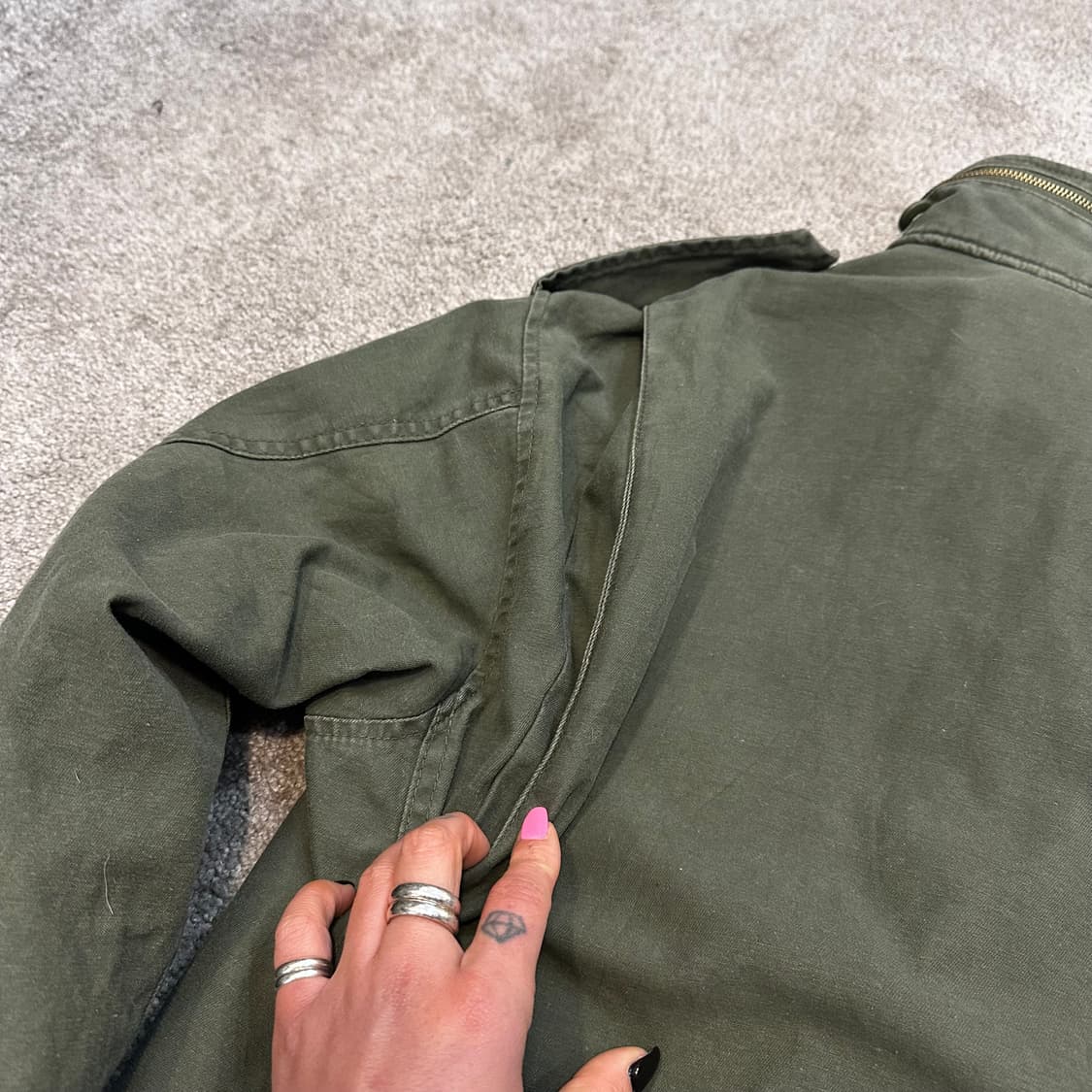 로스코 usa 밀리터리 M-65 필드 자켓L 상품이미지10