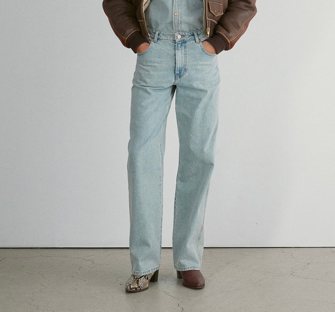 (S) 렉토 24fw 잭 빈티지 스트레이트 데님  상품이미지3