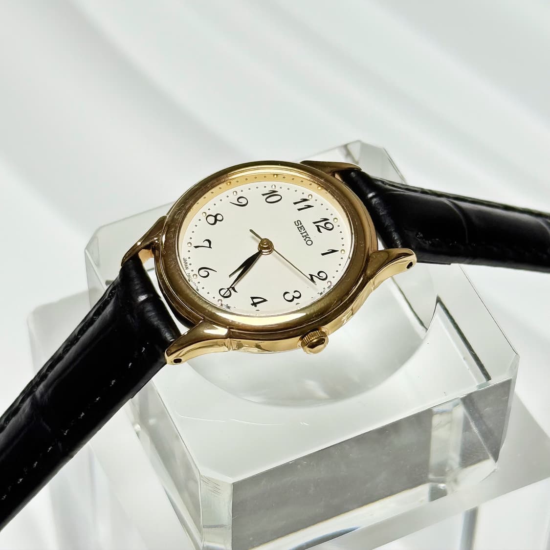 80's90's 빈티지 세이코 클래식 골드 아라비아 인덱스 워치 상품이미지4
