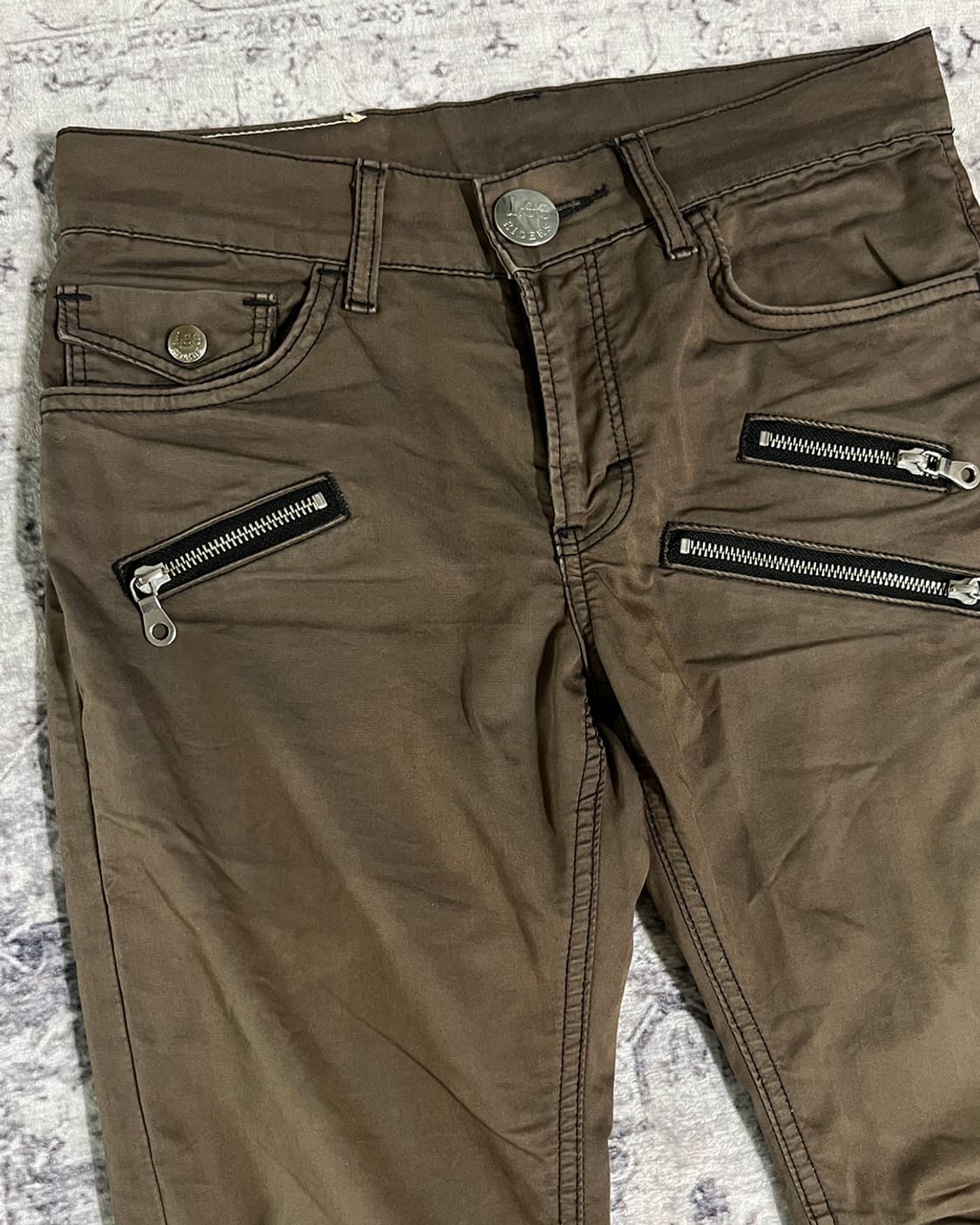Lee Zip Detail Slim Coated Pants 상품이미지7