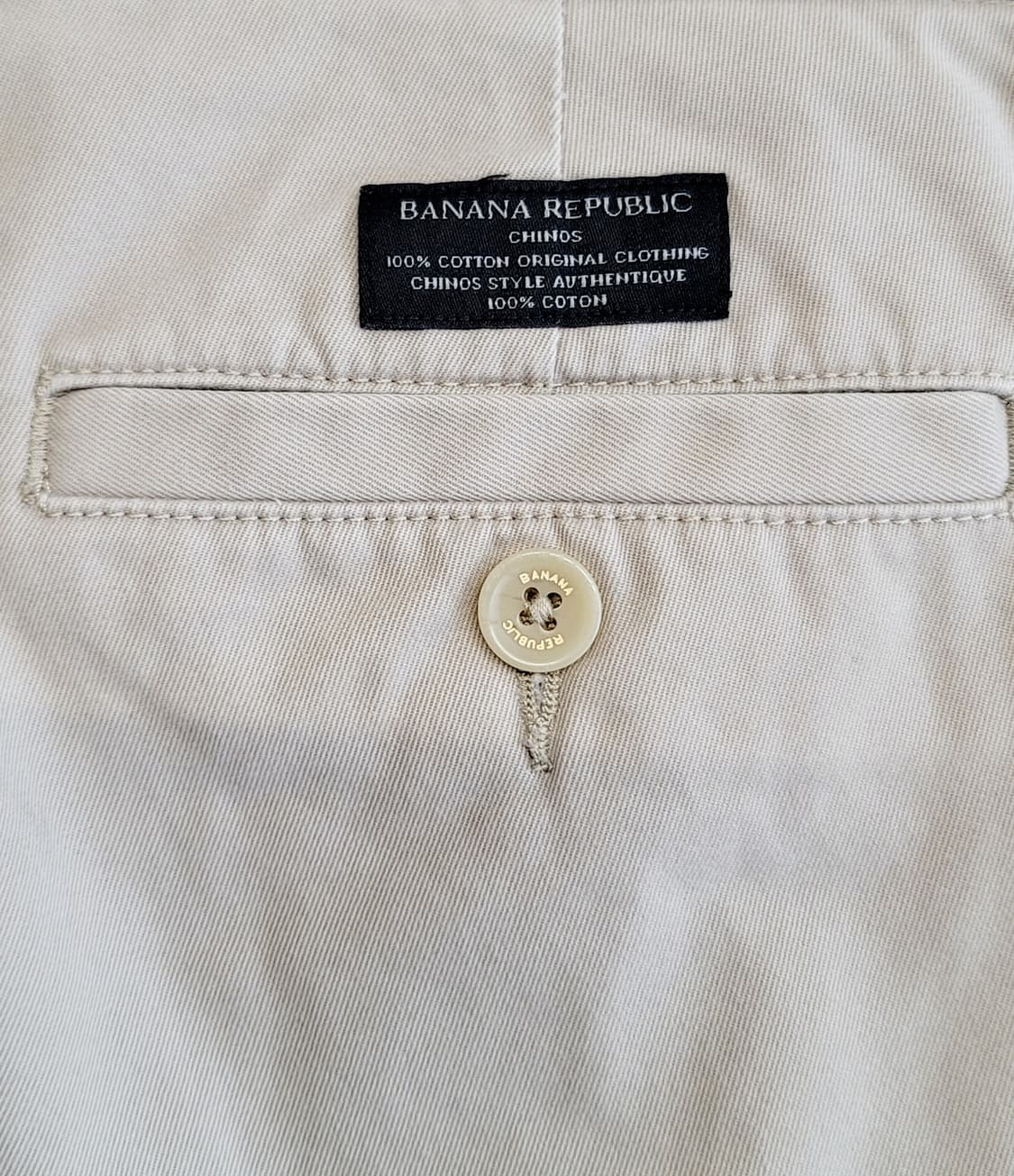 바나나리퍼블릭 스트레이트핏 코튼팬츠(면바지) 판매 상품이미지6