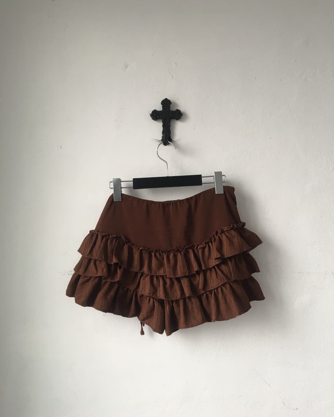 Belted frill short 상품이미지2