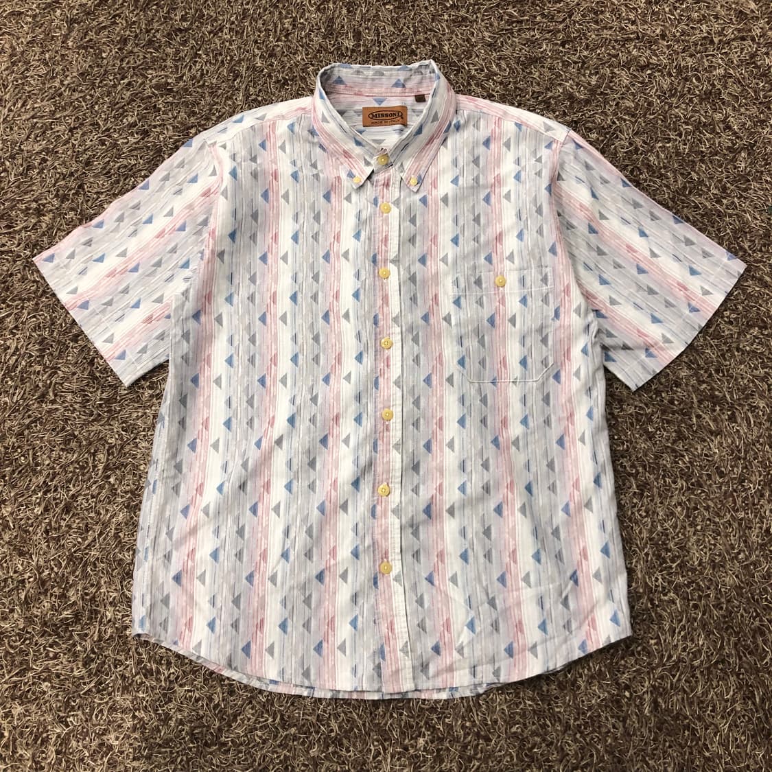 미쏘니 패턴 반팔 셔츠 상품이미지1