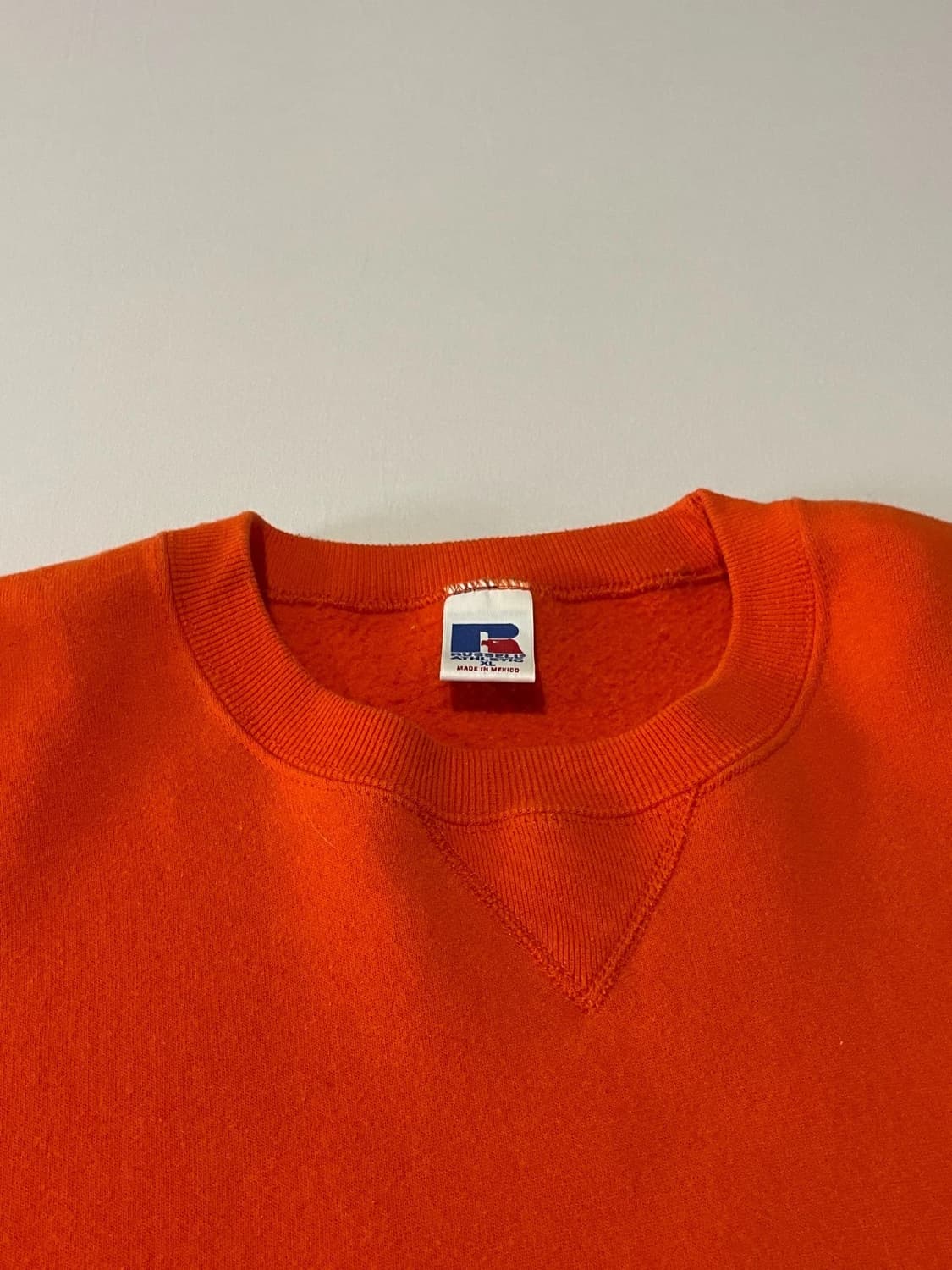 러셀 애슬레틱 스웻 셔츠 맨투맨 오렌지 상품이미지3