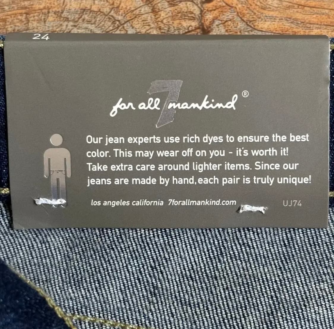 새제품 세븐진 24 스키니 보이프렌드 데님 청바지 미국 수입 정품 상품이미지7