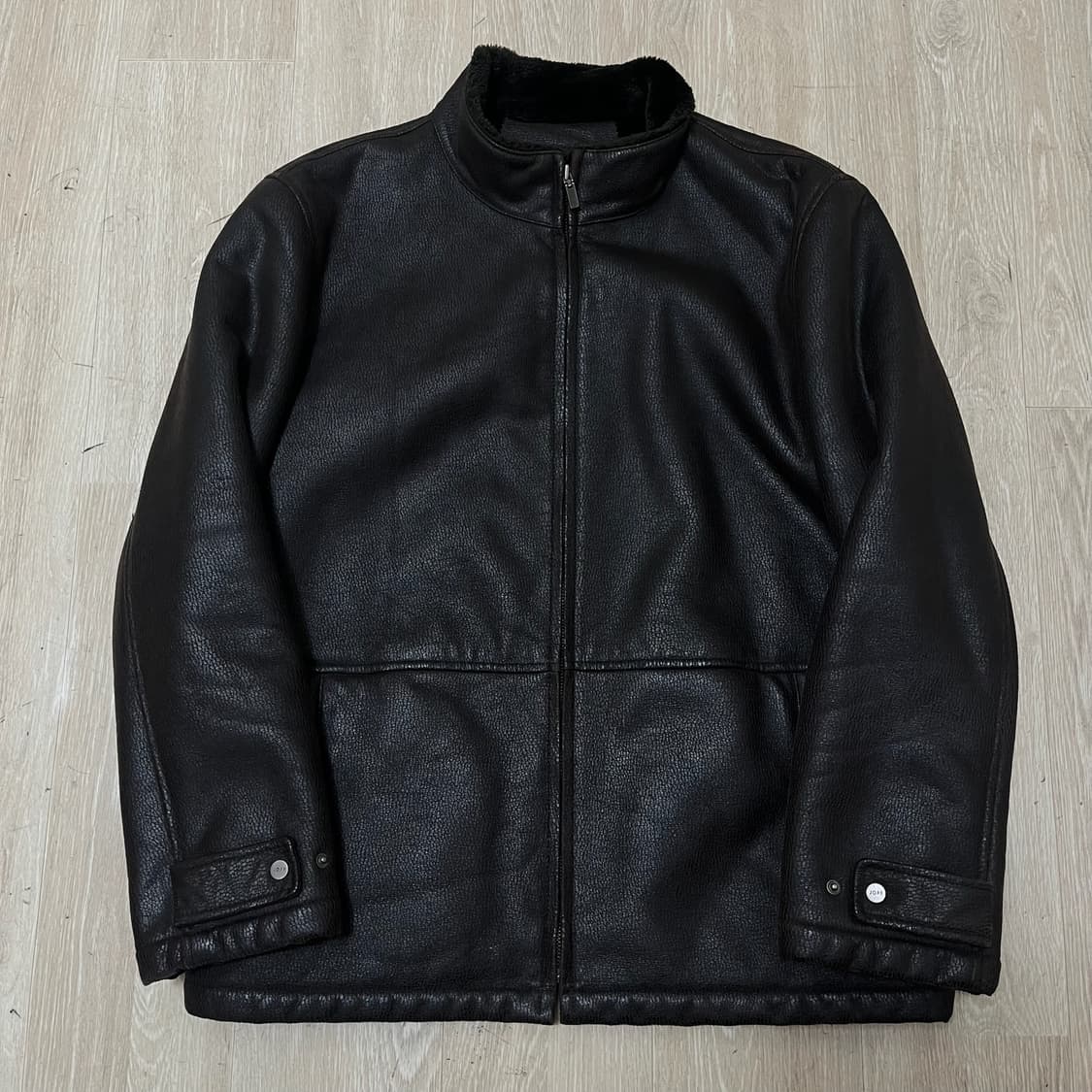 JOFF 조프 남성 천연 양가죽 퍼안감 가죽자켓 L/100  상품이미지1